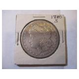 1880-S MORGAN SILVER DOLLAR COIN