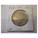 1922 PEACE SILVER DOLLAR COIN