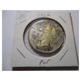 1922 PEACE SILVER DOLLAR COIN