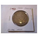 1922-D PEACE SILVER DOLLAR COIN