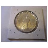 1922 PEACE SILVER DOLLAR COIN