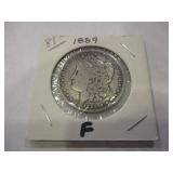 1889 MORGAN SILVER DOLLAR COIN