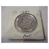 1889 MORGAN SILVER DOLLAR COIN