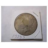 1923-S PEACE SILVER DOLLAR COIN