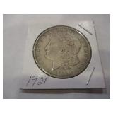 1921 MORGAN SILVER DOLLAR COIN