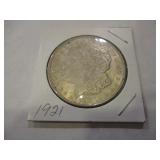 1921 MORGAN SILVER DOLLAR COIN