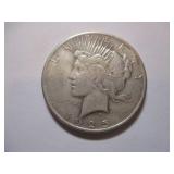 1925 PEACE SILVER DOLLAR COIN