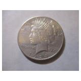 1924 PEACE SILVER DOLLAR COIN