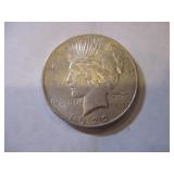 1922 PEACE SILVER DOLLAR COIN