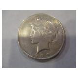 1923 PEACE SILVER DOLLAR COIN