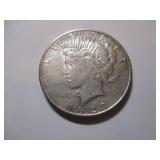 1923 PEACE SILVER DOLLAR COIN