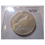 1922 PEACE SILVER DOLLAR COIN