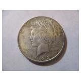 1922 PEACE SILVER DOLLAR COIN