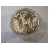 2005 MERRY CHRISTMAS SILVER DOLLAR