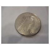 1923 PEACE SILVER DOLLAR COIN