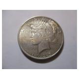 1925 PEACE SILVER DOLLAR COIN