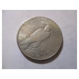 1923 PEACE SILVER DOLLAR COIN