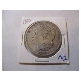 1890 MORGAN SILVER DOLLAR COIN