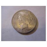 1922 PEACE SILVER DOLLAR COIN