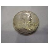 1961 FRANKLIN SILVER HALF DOLLAR