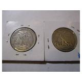 1942-S & 1940-S WALKING LIBERTY HALF DOLLARS