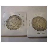 1941 & 1942-S WALKING LIBERTY HALF DOLLARS