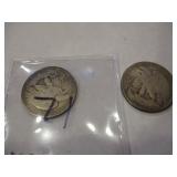 1933 & 1933 WALKING LIBERTY HALF DOLLARS