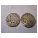 1928 & 1934 WALKING LIBERTY HALF DOLLARS