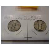 1925-P & 1926-P STANDING LIBERTY QUARTERS