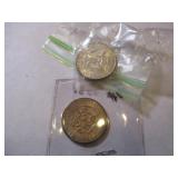 2 1964 EISENHOWER 1/2 DOLLARS