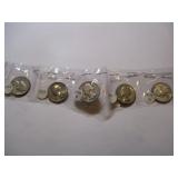 52,53,54-D,57 & 58-D WASHINGTON QUARTERS