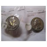 52,53,54-D,57 & 58-D WASHINGTON QUARTERS