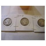 1935 D,P,S WASHINGTON QUARTERS