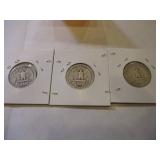 1935 D,P,S WASHINGTON QUARTERS