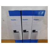 (3) Franklin Brass Maxted 24 in. Wall Mount Towel Bar Bath Hardware Accessory in Matte Black