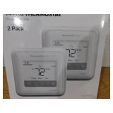 Honeywell T4 PRO 2-Day Programmable Thermostat, 1/Heat 1/Cool - (2-Pack), Universal Mounting