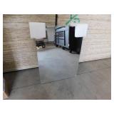 Glacier Bay 19-5/8 in. x 26 in. Rectangular Recessed or Surface Mount Beveled Frameless Medicine Cabinet with Mirror