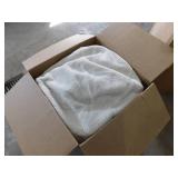 Carnegy Avenue Natural Sherpa Fabric Bean Bag