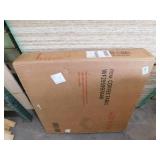 Harper & Bright Designs Minimalist Design 31.5 in. Black Square Wood High Gloss Coffee Table with 16-Color LED Lights