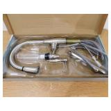 Glacier Bay Kagan Stainless Steel 15 in. H Pull Down Sprayer Kitchen Faucet with 360° Swivel Spout