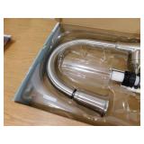 Glacier Bay Kagan Stainless Steel 15 in. H Pull Down Sprayer Kitchen Faucet with 360° Swivel Spout