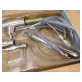 Glacier Bay Kagan Stainless Steel 15 in. H Pull Down Sprayer Kitchen Faucet with 360° Swivel Spout