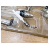 Glacier Bay Kagan Stainless Steel 15 in. H Pull Down Sprayer Kitchen Faucet with 360° Swivel Spout