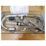 Glacier Bay Kagan Chrome 15 in. H Pull Down Sprayer Kitchen Faucet with 360° Swivel Spout