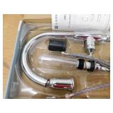 Glacier Bay Kagan Chrome 15 in. H Pull Down Sprayer Kitchen Faucet with 360° Swivel Spout