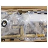 KOHLER Clarus Single Handle Pull Down Sprayer Kitchen Faucet in Vibrant Brushed Moderne Brass