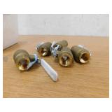 (5) Apollo 3/4 in. x 3/4 in. Forged Brass FIP x FIP Full Port Threaded Ball Valve