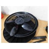 Lasko Cyclone 18 in. 3 Speed Oscillating Pedestal Fan for Home in Black with Adjustable Height, Tilt Back Head, Easy Assembly