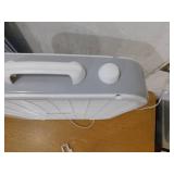 Lasko 20 in. 3 Speed Air Circulating Box Fan for Home in White with Save Smart Technology, 1820 CFM and Carry Handle