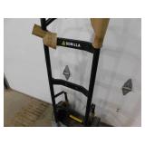 Gorilla 1,000 lbs. Capacity Steel Hand Truck with Multi-Grip Power Handle, Wide Load Toe Plate Super Duty Axle, Flat Free Tires